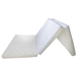 Saltea Pliabila Spuma-Cocos 120x60x5 cm - Husa Microfibra Matlasata