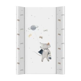Saltea de infasat, Ceba Baby, Ultra Light, Cu Intaritura, 70x50 cm, Suprafata impermeabila, Pentru comode de infasat sau patuturi, Fara ftalati, 0 luni+, Cosmic Mouse