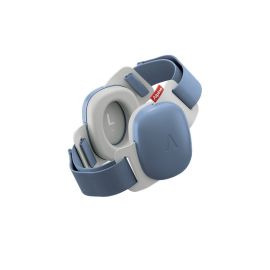 Casti antifonice pentru bebelusi si copii pana la 4 ani, ofera protectie auditiva, SNR 24, ALPINE Muffy Denim Blue, ALP20159