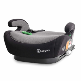 BabyGo - Scaun auto booster Bursa IV Black, 125-150 cm, certificat R129