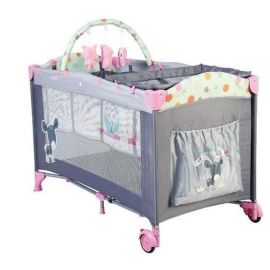 BabyGo - Patut Pliant Sleepwell Pink