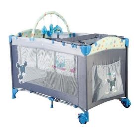 BabyGo - Patut pliant Sleepwell Blue