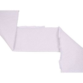 Babyneeds - Aparatoare laterala pentru patut 120x60 cm, Cu umplutura antialergica, Dimensiune 180 x 32 cm, Little Stars Roz