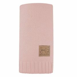 Paturica, Bocioland, Paris, Pentru copii, Moale, Din bambus si bumbac, Cu proprietati de termoreglare, Antialergica si antibacteriana, Dimensiune mare 80 x 100 cm, Pink