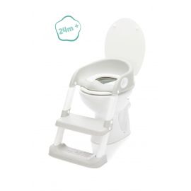 Scara cu reductor WC moale, 12 luni+, grey white Fillikid