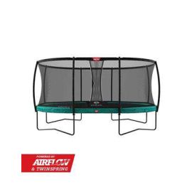 Trambulina Berg Grand Champion Regular Verde cu Plasa Deluxe 470 x 350