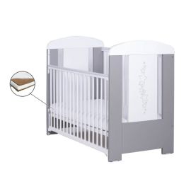 Patut Drewex Stars Culisant - Silver + Saltea Cocos 12 cm