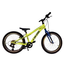 Bicicleta Copii DHS Sonic - 20 inch, Galben-Albastru