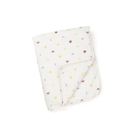 Doomoo - Paturica ultradelicata bumbac organic, Happy Colors