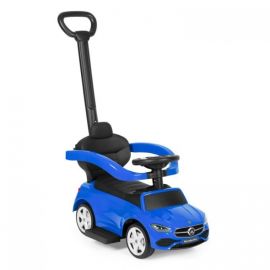 Masinuta de impins cu maner Mercedes C Class Ecotoys 668 - Albastru