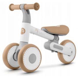 Bicicleta fara pedale pentru copii, 51 x 18.5 x 36 cm, roti EVA, Nukido NK-603 - Alb