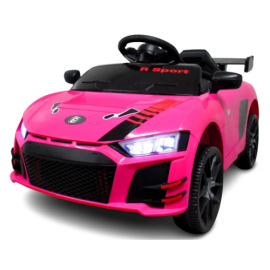 Masinuta electrica cu telecomanda si functie de balansare Cabrio A1 R-Sport - Roz (varsta 1-4 ani)