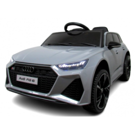 Masinuta electrica cu telecomanda Audi RS6 R-Sport - Gri