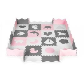 Salteluta de joaca tip puzzle cu pereti, 36 elemente, Ecotoys ECOEVA013