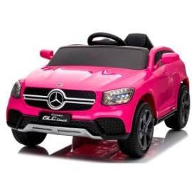 Masinuta electrica cu telecomanda 4 x 4, roti EVA, Mercedes AMG GLC COUPE, varsta 1-4.5 ani, 105x67x46 cm, putere 180W - Roz