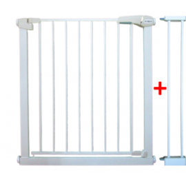 Poarta de siguranta din metal 79-94 cm R-Sport S1 - Alb