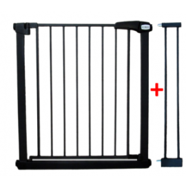 Poarta de siguranta din metal 79-94 cm R-Sport S1 - Negru