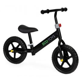 Bicicleta fara pedale cu roti din spuma EVA Ecotoys JM-763 - Negru