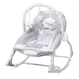 Balansoar multifunctional cu sunete si jucarii Kidwell Pino - Gri