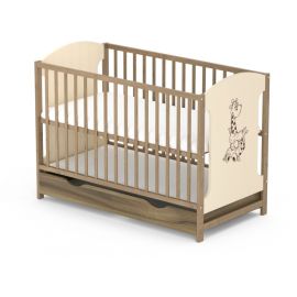 Patut cu sertar VESSANTI MILO GIRAFA - Crem cu maro