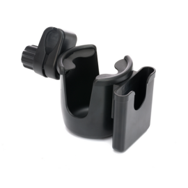 Suport de pahar si telefon pentru carucioare, black Fillikid