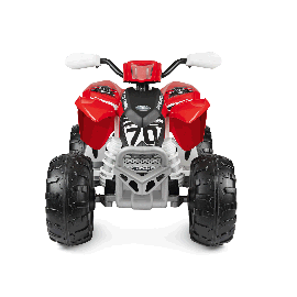 ATV Peg Perego Polaris Outlaw 330 W, 12V, 3 ani+, Negru / Rosu