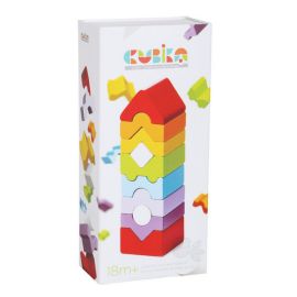 Jucarie Din Lemn Cubika, Set Constructii "Turn"