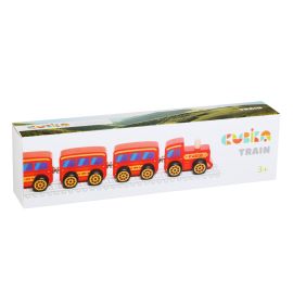 Jucarie din lemn, Cubika, Trenulet Magnetic