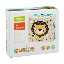 Jucarie din lemn, Cubika, Puzzle din lemn "Jungla"