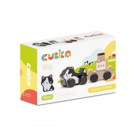 Jucarie din lemn Cubika, Kitties Family