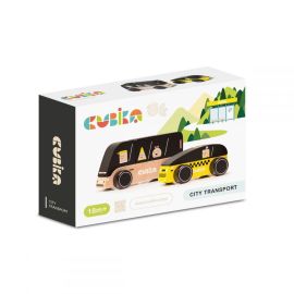 Jucarie din lemn, Cubika, City Truck