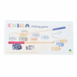 Jucarie Din Lemn, Cubika, “Micul Pescar” - Pastel