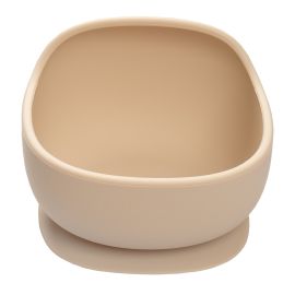 Bol din silicon cu ventuza, AppeKids, Classic - Bubble Beige