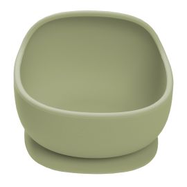 Bol din silicon cu ventuza, AppeKids, Classic - Raw Green