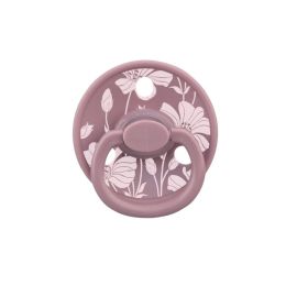 Suzeta din silicon cu cutie de depozitare, 0-6 Luni, Mombella Ciupercuta Fancy - Lavender Fog