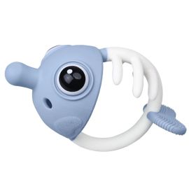 Inel Gingival Din Silicon, Mombella, Clownfish Light Blue