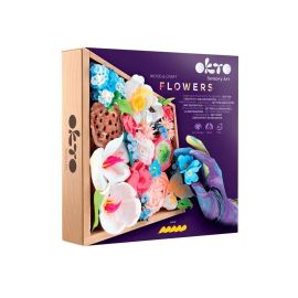 Set creatie Wood & Craft - Flowers, 21*21cm - Romance