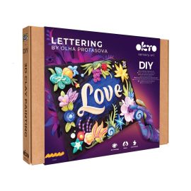 Set pictura 3D cu argila usoara, 30*40cm - Love
