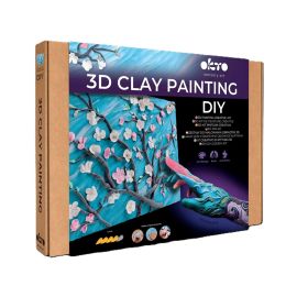 Set creativ de modelaj 3D OKTO Ramuri de migdal înflorit, Air Clay, 14 ani+