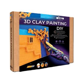 Set creativ de modelaj 3D OKTO Golden Afternoon, Air Clay, 14 ani+