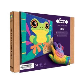 Set pictura cu argila usoara, 29*29 cm - Frog