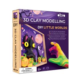 Set creatie Wood & Craft - Little Worlds, 21*21cm - Ghost Cat