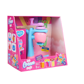 Set plastilina, accesorii si jucarie pentru modelaj Lovin - Ice Cream Cafe
