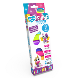 Set plastilina Lovin 9pcs*15gr - Shine