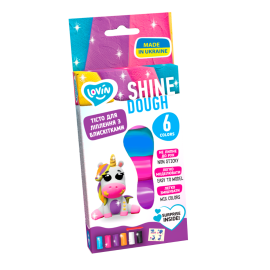 Set plastilina Lovin 6pcs*15gr- Shine