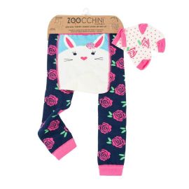 Set pantaloni si soseste antiderapante, Zoocchini, 12-18 Luni – Bunny