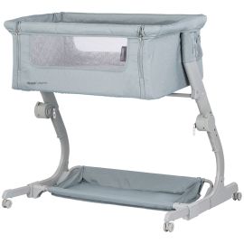 Patut co-sleeper Chipolino Eleganza cu laterala culisanta basil
