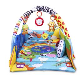 Salteluta interactiva, Lionelo, Anika, Cu jucarii, Oglinda, Perna, Conform cu standardul european de securitate EN71, Multicolor