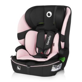 Scaun auto i-Size, Lionelo, Billy , 76 - 150 cm, 1/2/3, Isofix + top tether, Tetiera reglabila in 10 pozitii, Insertie ergonomica, Tapiterie lavabila, Testat la impact, Baza lata, Conform cu R129, Roz
