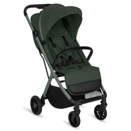 Carucior sport, Lionelo, Cloe Plus, Cu accesorii, Cadru din aluminiu, Pana la 22 kg, Usor, Pliere compacta pentru avion, cu o singura mana, Ideal pentru toate tipurile de suprafete, 6 luni+, Verde